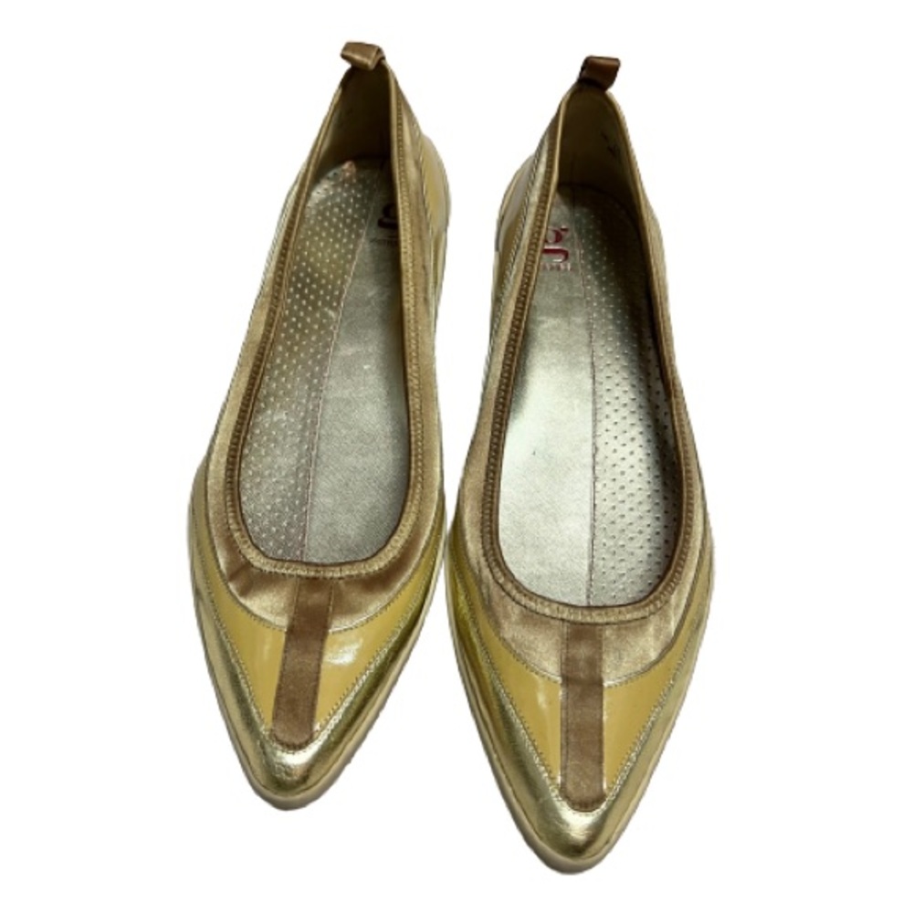 Ladies Cole Haan G SERIES Two Tone Pointed Ballet Flats size 10b